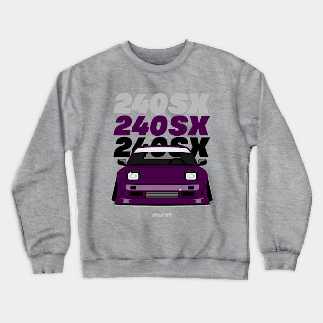 240SX Crewneck Sweatshirt by shketdesign